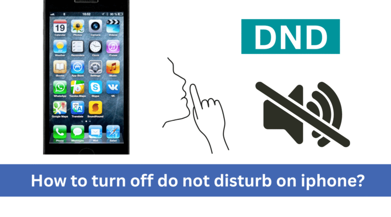 How to turn off do not disturb on iphone?